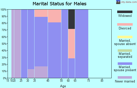 Snoqualmie Pass marital status for males