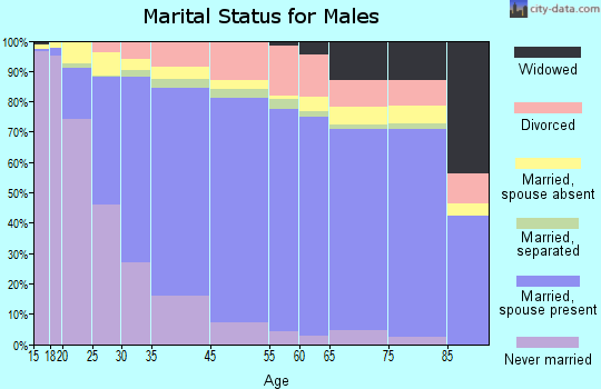 Rialto marital status for males