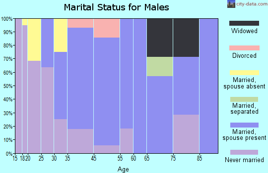 Bethany marital status for males