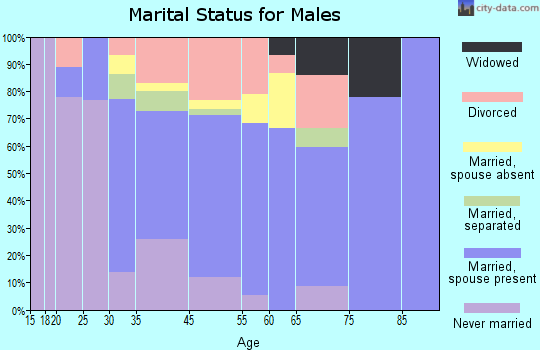 Bolivar marital status for males