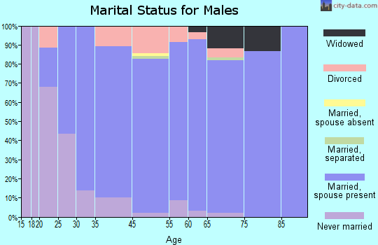 Bridgeport marital status for males