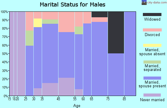 Cassville marital status for males