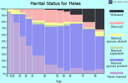 Charleston marital status for males