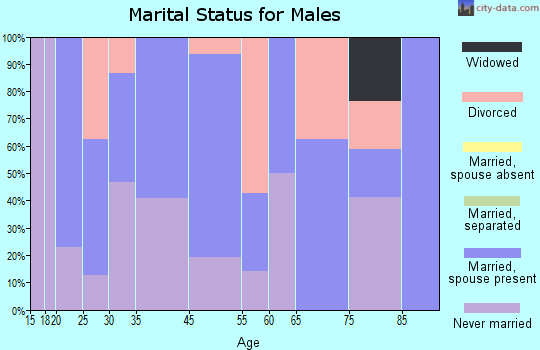 Clay marital status for males