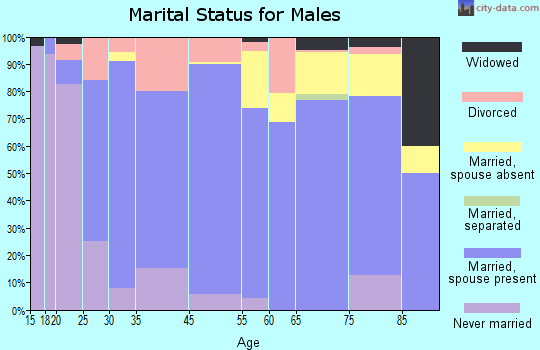 Fayetteville marital status for males