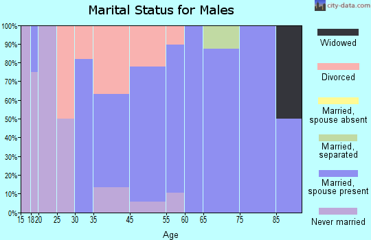 Iaeger marital status for males