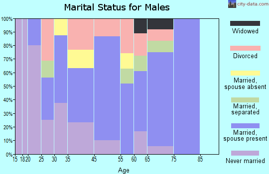 Matewan marital status for males