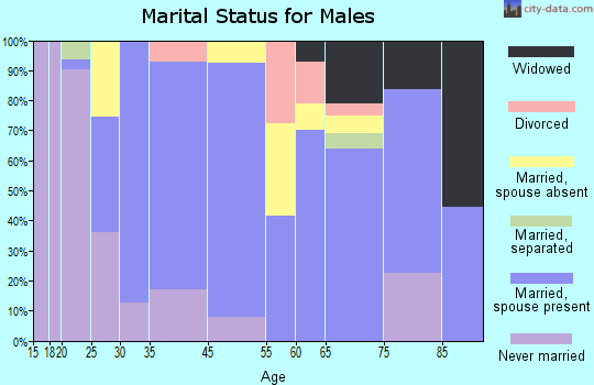 Rollingwood marital status for males