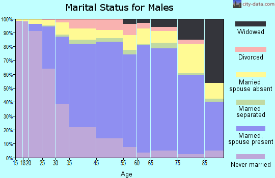 Rosemead marital status for males