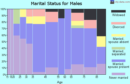 Romney marital status for males
