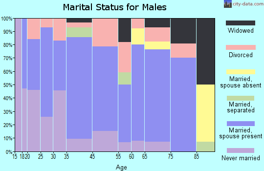 Spencer marital status for males
