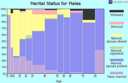 Allouez marital status for males