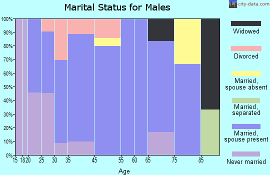 Arena marital status for males