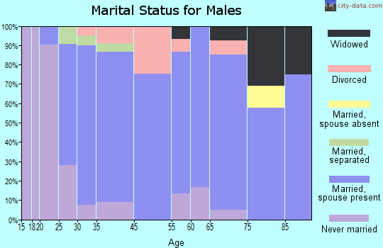 Cashton marital status for males