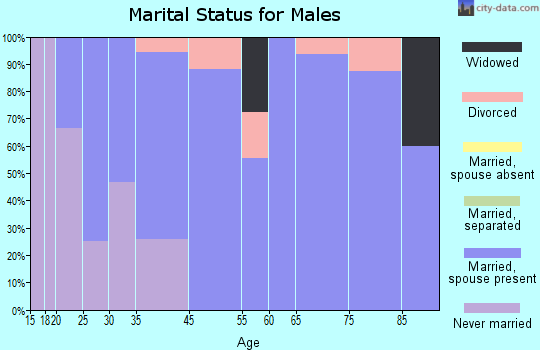 Cecil marital status for males