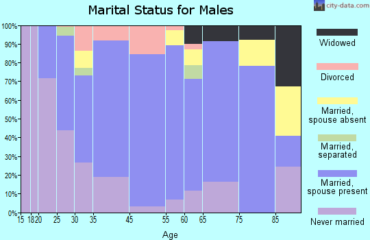 Chilton marital status for males