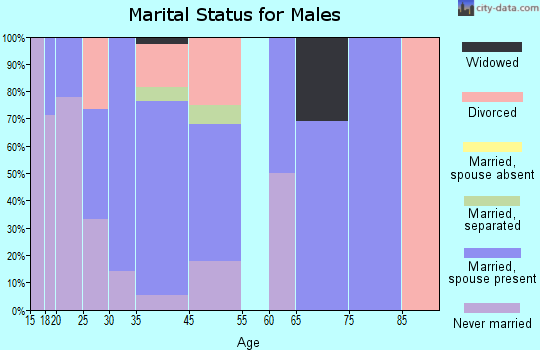 Endeavor marital status for males