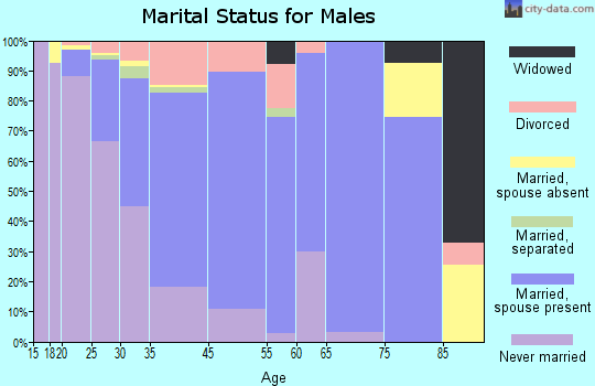 Fitchburg marital status for males
