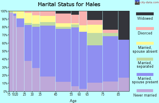 San Fernando marital status for males
