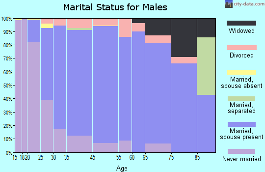 Grafton marital status for males
