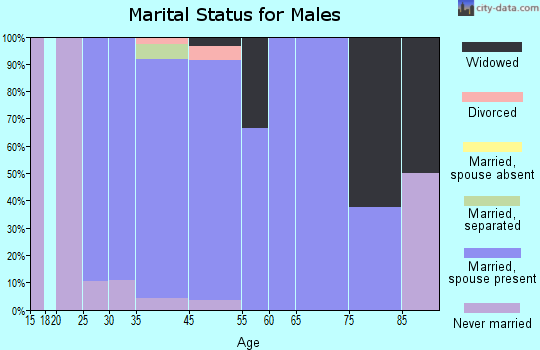 Hewitt marital status for males