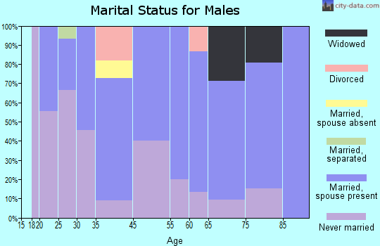 Hixton marital status for males