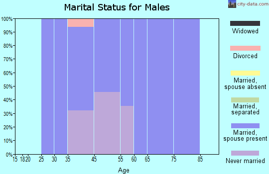 San Geronimo marital status for males