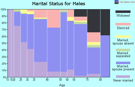 Lake Geneva marital status for males