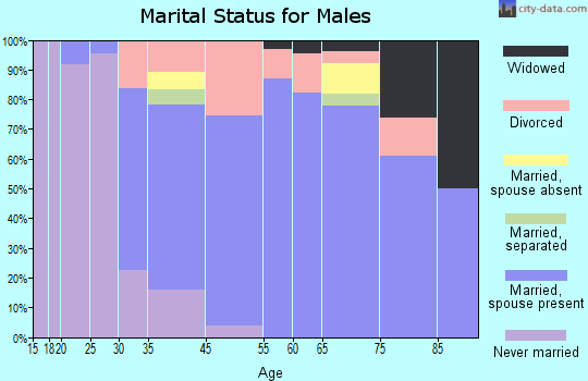 Lake Koshkonong marital status for males