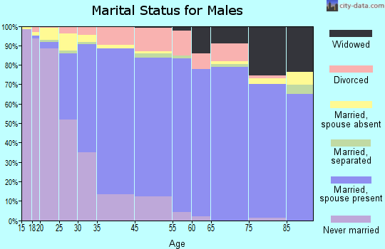 San Lorenzo marital status for males