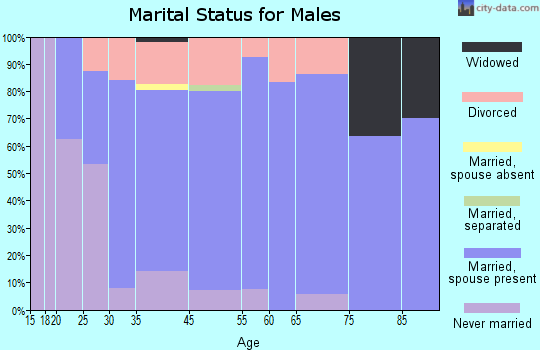 Monticello marital status for males