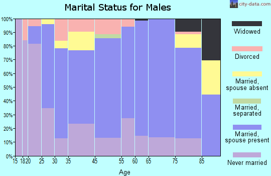 Neillsville marital status for males