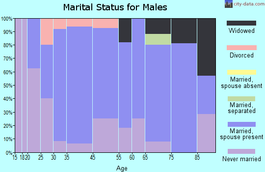 Neshkoro marital status for males
