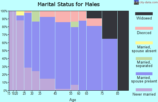 Oakfield marital status for males