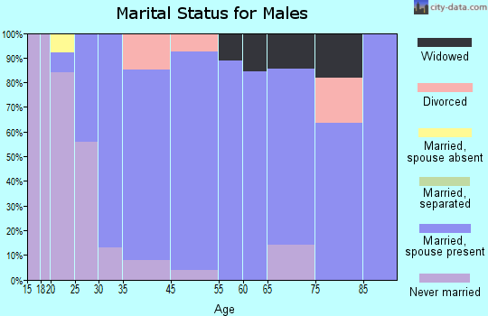 Rosendale marital status for males