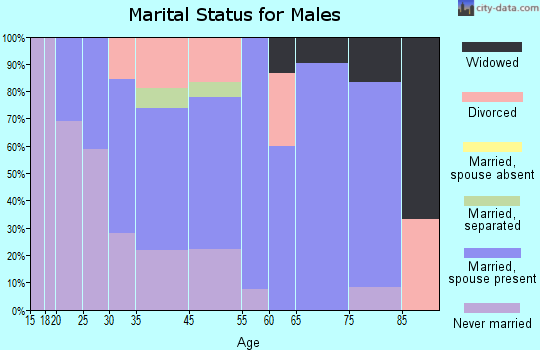 Shiocton marital status for males