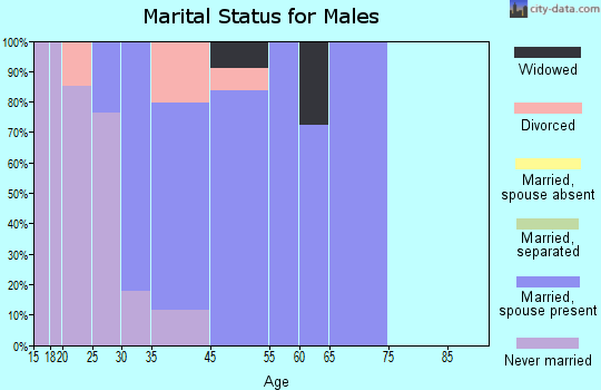 Clearview Acres marital status for males