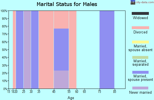 Dixon marital status for males