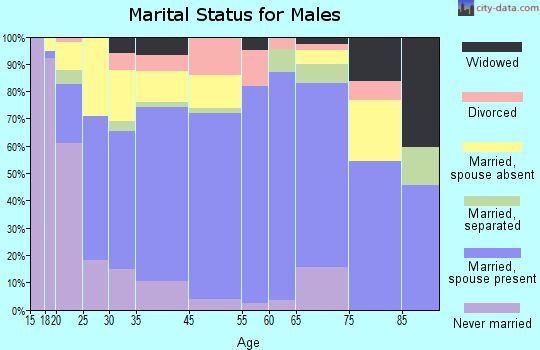 Shafter marital status for males