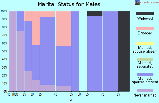Hulett marital status for males