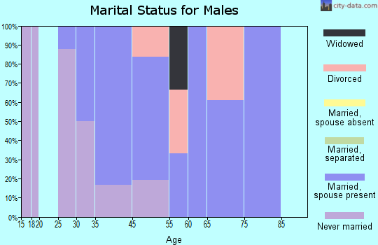 Rafter J Ranch marital status for males