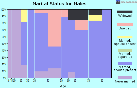 Story marital status for males