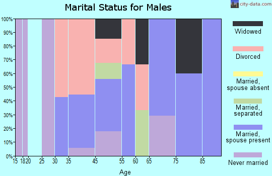 Ten Sleep marital status for males