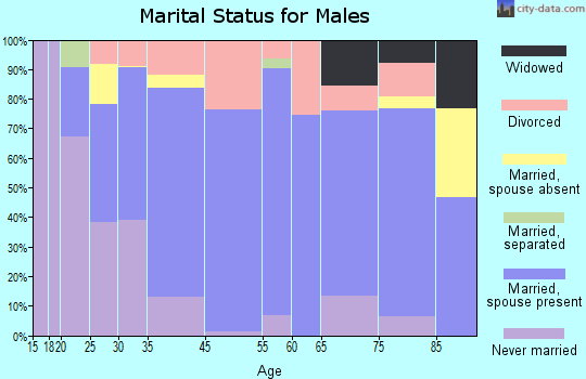 Solvang marital status for males