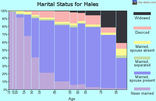 Torrance marital status for males