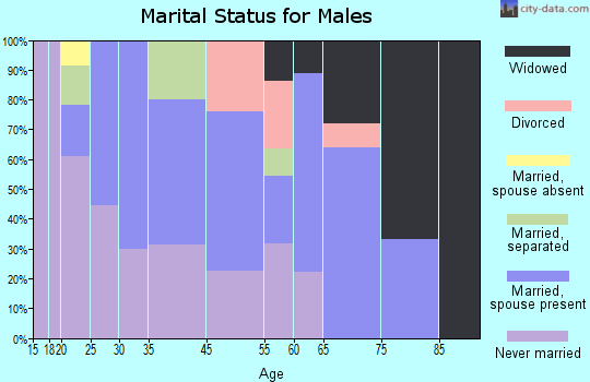 Autaugaville marital status for males