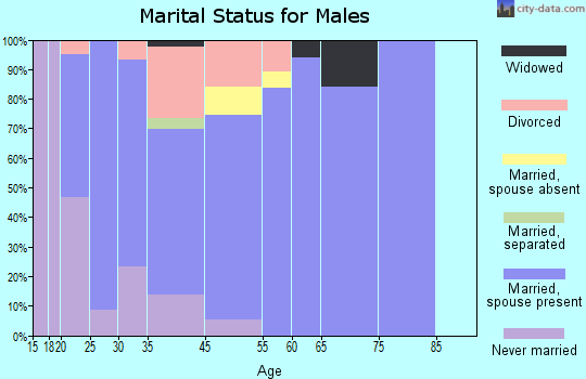 Lincoln marital status for males