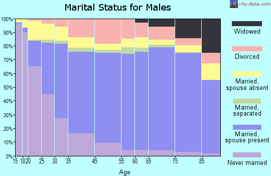 Vista marital status for males