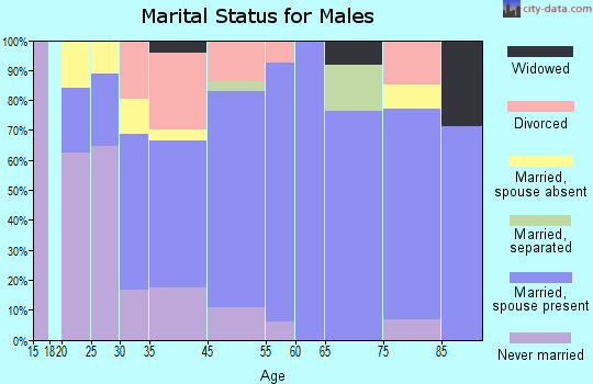 Weaverville marital status for males