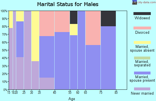 West Point marital status for males